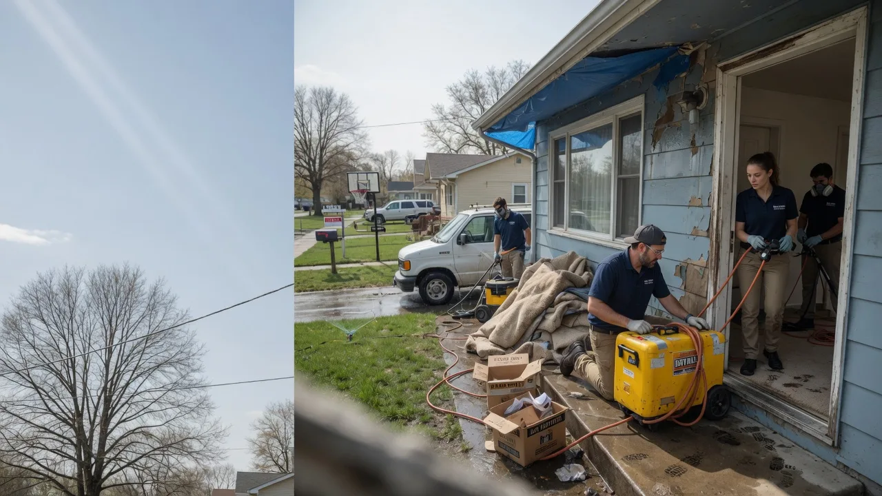 Basement Flood Cleanup in Claflin, KS near me